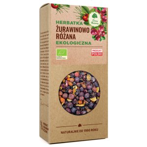 Herbata ŻURAWINOWO-RÓŻANA Eko 100 g - Dary Natury