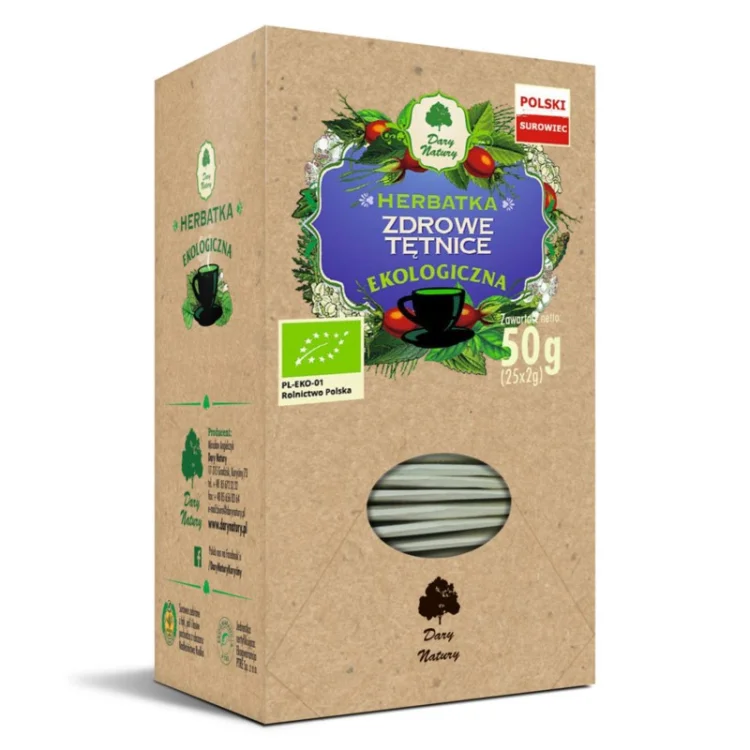 Herbatka ZDROWE TĘTNICE  Eko 50g Dary Natury
