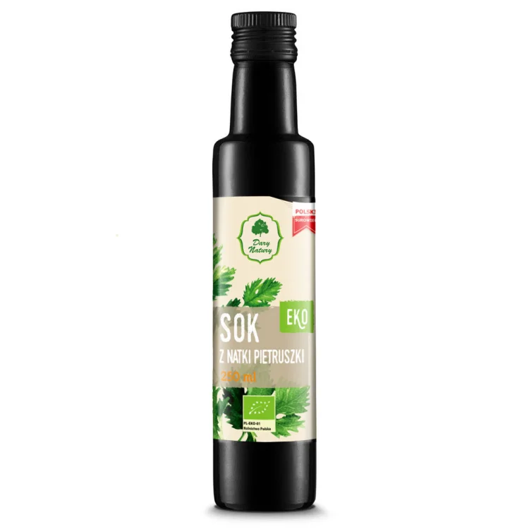 Sok z NATKI PIETRUSZKI Eko 250 ml Dary Natury