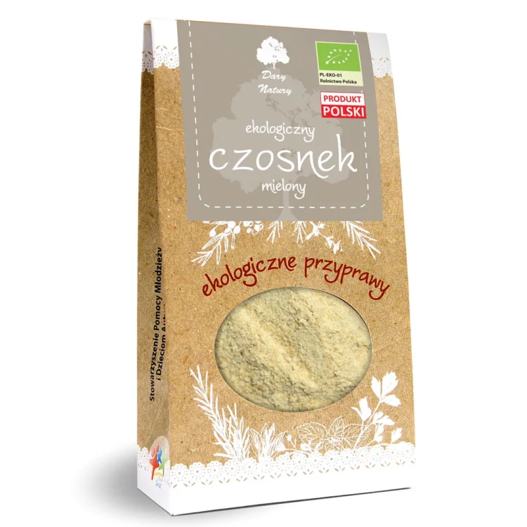 CZOSNEK MIELONY EKO 50 g  Dary Natury