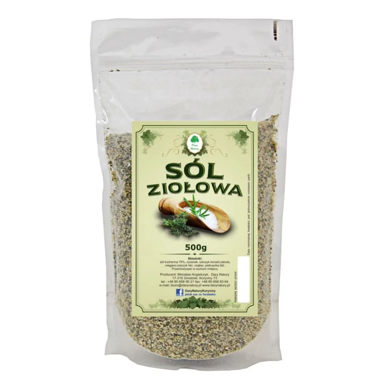 SÓL ZIOŁOWA 500 g Dary Natury