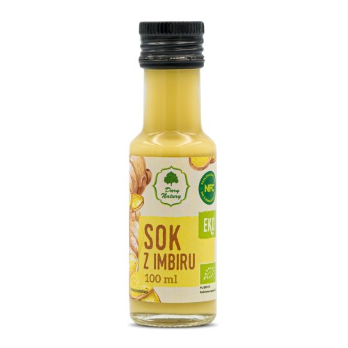 Sok z imbiru EKO 100 ml Dary Natury
