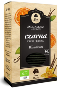 Herbata CZARNA WANILIOWA EKO Fix 25x2g Dary Natury