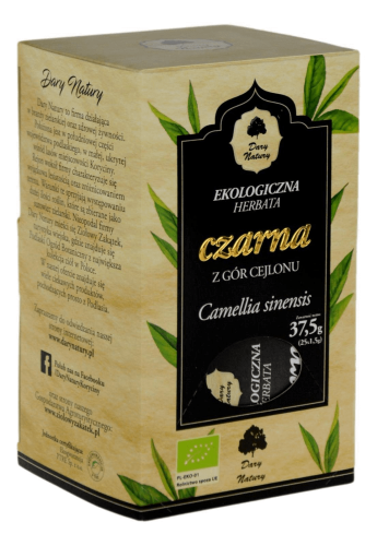 Herbata Czarna Eko 25x1,5g Dary Natury