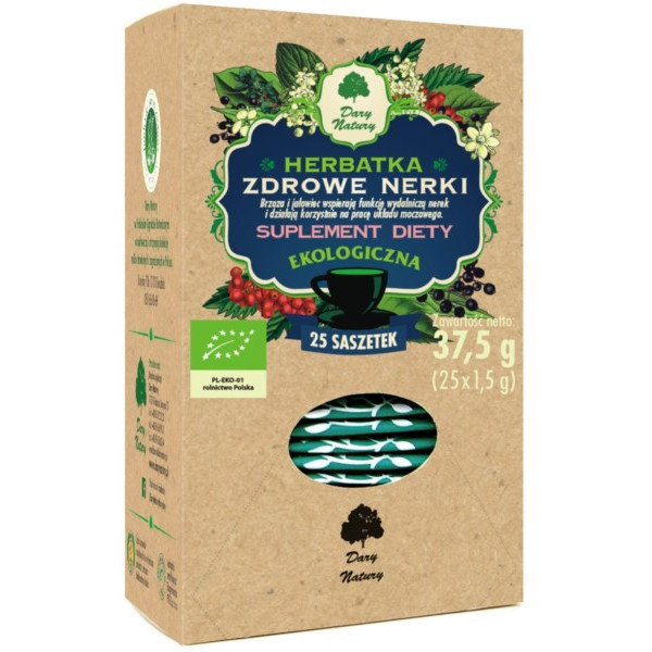 Herbatka ZDROWE NERKI 25 x 1,5g Dary Natury