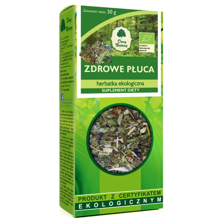 ZDROWE PŁUCA EKO 50 g Dary Natury