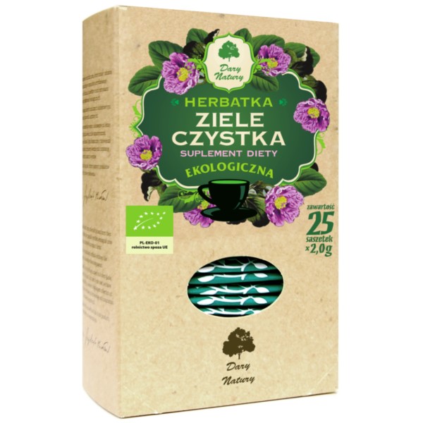 ZIELE CZYSTKA Eko Herbatka 25x2g Dary Natury