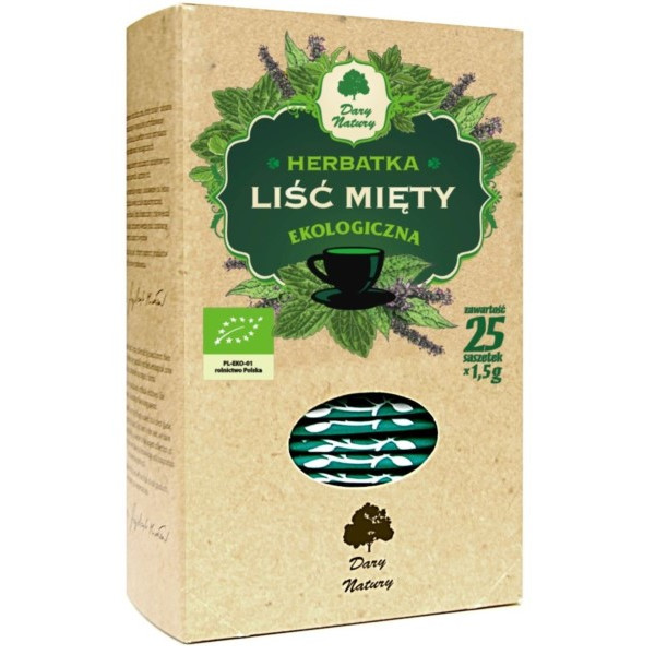 LIŚĆ MIĘTY 25x1,5 g Dary Natury