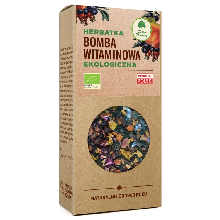 BOMBA WITAMINOWA herbata EKO 100g Dary Natury
