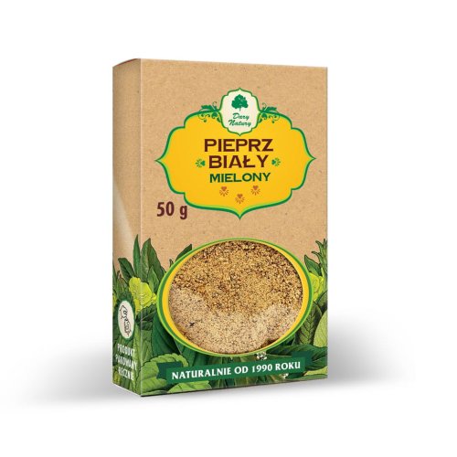 PIEPRZ BIAŁY mielony 50g  - Dary Natury