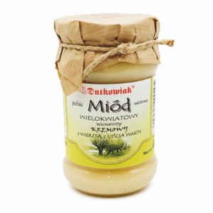 Miód WIELOKWIATOWY Z WIERZBĄ 400g Dutkowiak