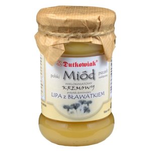 Miód LIPOWO-BŁAWATKOWY 400g Dutkowiak