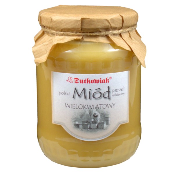 Miód WIELOKWIATOWY 900g Dutkowiak