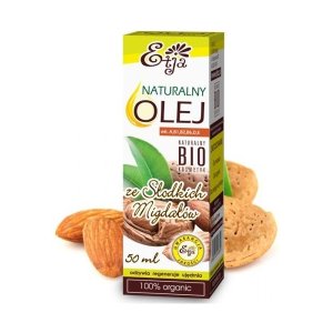 OLEJ ZE SŁODKICH MIGDAŁÓW BIO 50ml Etja