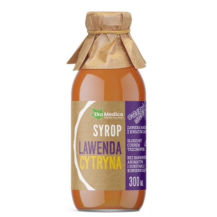 Syrop lawenda cytryna 0,3l Ekamedica
