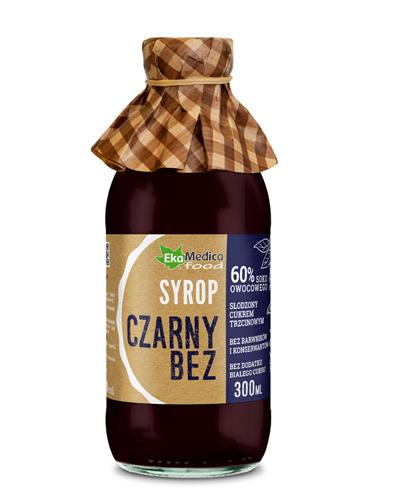 Syrop CZARNY BEZ0,3l FOOD Ekamedica