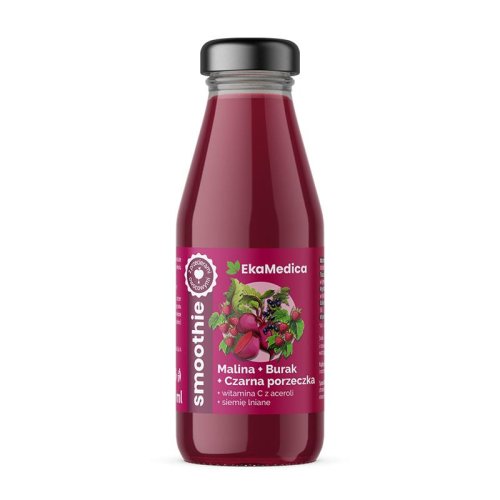 SMOOTHIE Malina + Burak + Czarna porzeczka 250 ml Ekamedica