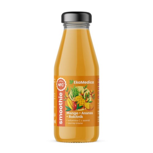 SMOOTHIE Mango Ananas Rokitnik 250 ml Ekamedica
