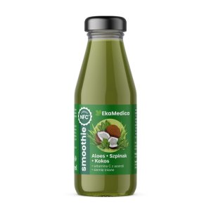 SMOOTHIE Aloes + Szpinak + Kokos 250 ml Ekamedica