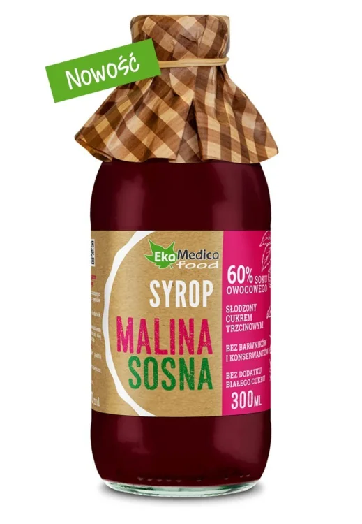 Syrop malina, sosna 0,3l FOOD Ekamedica