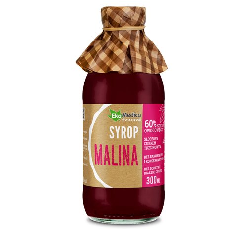 Syrop malina 0,3L FOOD Ekamedica