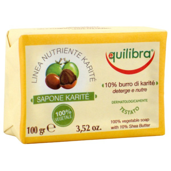 EQUILIBRA MYDŁO Z MASŁEM SHEA 100G