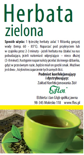 Herbata zielona 100g Flos