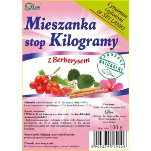 FLOS MIESZANKA STOP KILOGRAMY 100G