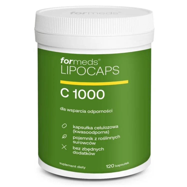 LIPOCAPS C 1000 WITAMINA 120 kapsułek Formeds