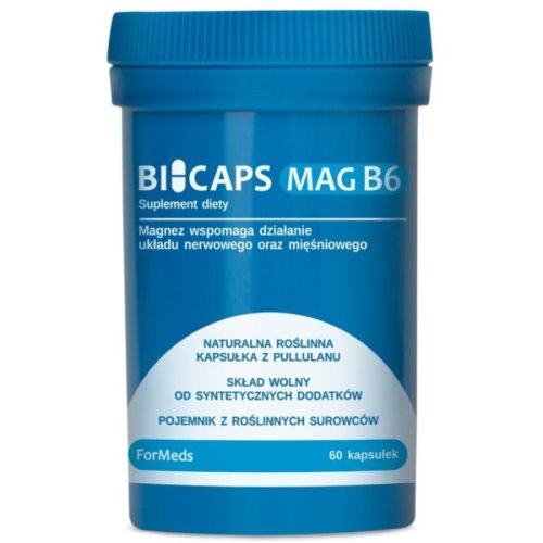 FORMEDS BICAPS MAG B6 60 KAP wspiera układ nerwowy