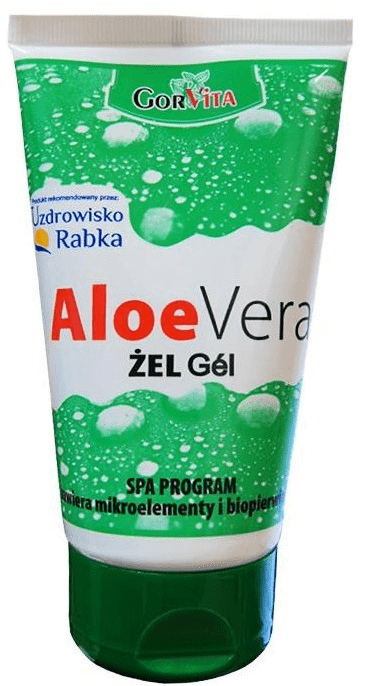 Aloe Vera Żel 150ml Gorvita Łagodzi zmiany skórne