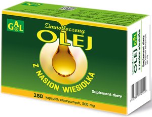 Olej z wiesiołka 150 kaps 500 mg Gal