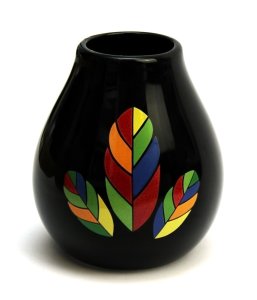 Matero Luka Hoja 350 ml czarne Gaucho Cebar