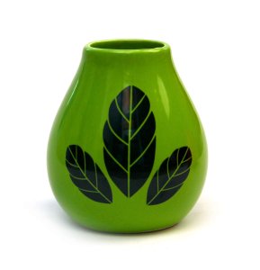 Matero LUKA HOJA 350 ml green Gaucho Cebar