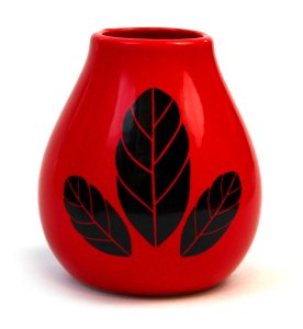 Matero Luka Hoja 350 ml czerwone Gaucho Cebar