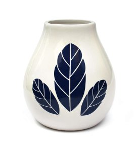 Matero Luka Hoja 350 ml white Gaucho Cebar