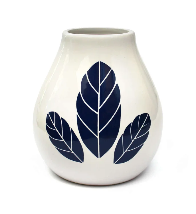 Matero Luka Hoja 350 ml white Gaucho Cebar
