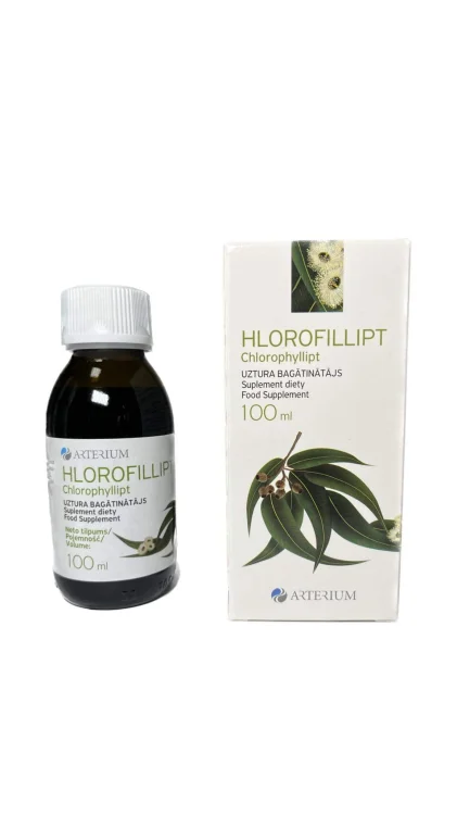 CHLOROFILIPT płyn (ekstrakt chlorofilu eukaliptusa) 100ml Galich Farm (Chlorofilipt) - Ukraina