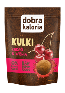 KULKI DAKTYLOWE kakao & wiśnia 0% cukru 58 g - Kubara
