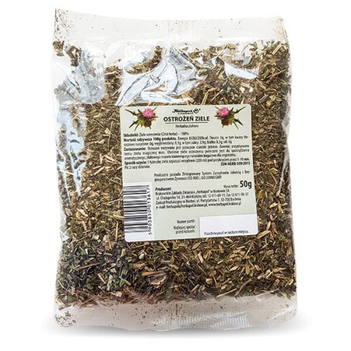Ostrożeń ziele Herbatka ziołowa - 50g Herbapol (czarcie żebro)