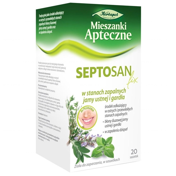 SEPTOSAN - Mieszanki Apteczne 20 x 2g Herbapol