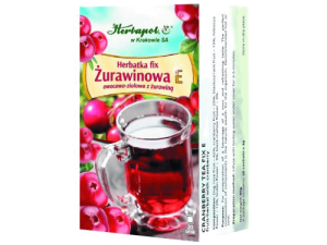 Herbata ŻURAWINOWA  Fix 20x3g Herbapol