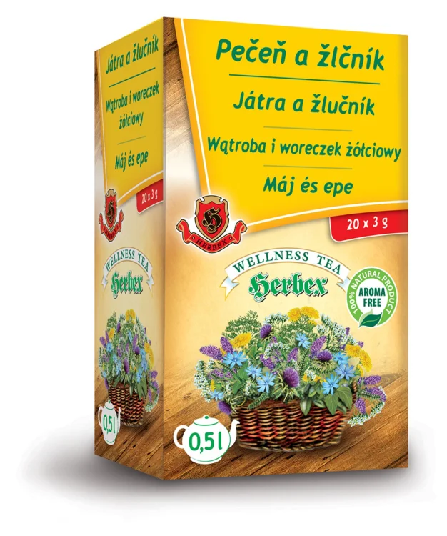 WĄTROBA I WORECZEK ŻÓŁCIOWY fix 20x3g Herbex