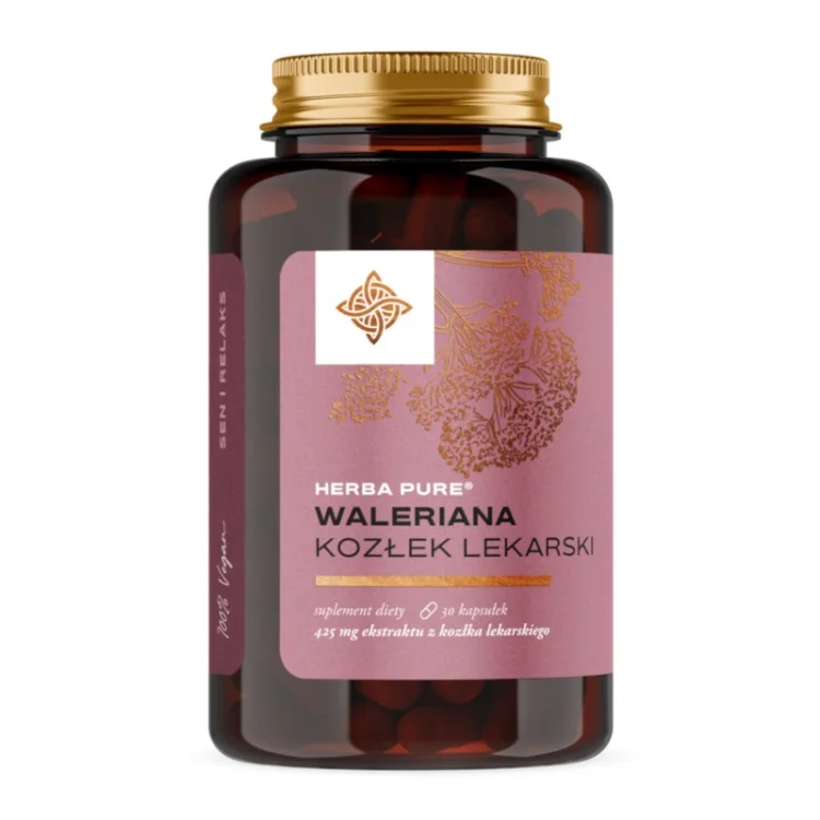 WALERIANA Ekstrakt Kozłka Vege 30 kaps. Herba Pure