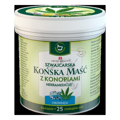MAŚĆ Z KONOPIAMI Chłodząca 250ml Herbamedicus