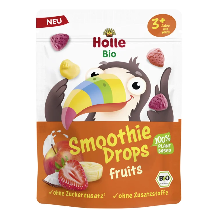 SMOOTHIE DROOPS  chrupki liofilizowane BIO 15 g - Holle