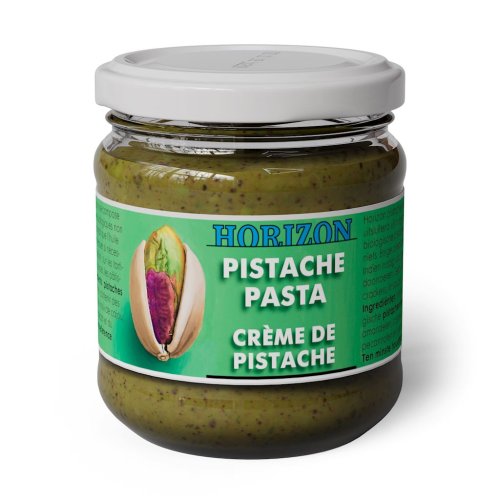 KREM Z PISTACJI NIEPRAŻONYCH 100 %  BIO 175 g - HORIZON bezglutenowy
