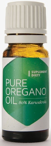 PURE OREGANO Oil 20 ml Hepatica czysty 80% karwakolu
