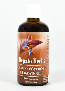 HEPATO HERBS 100 ml Invent Herbs - wątroba i trawienie