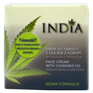 INDIA KREM DO TWARZY Z OLEJEM Z KONOPI 50ML